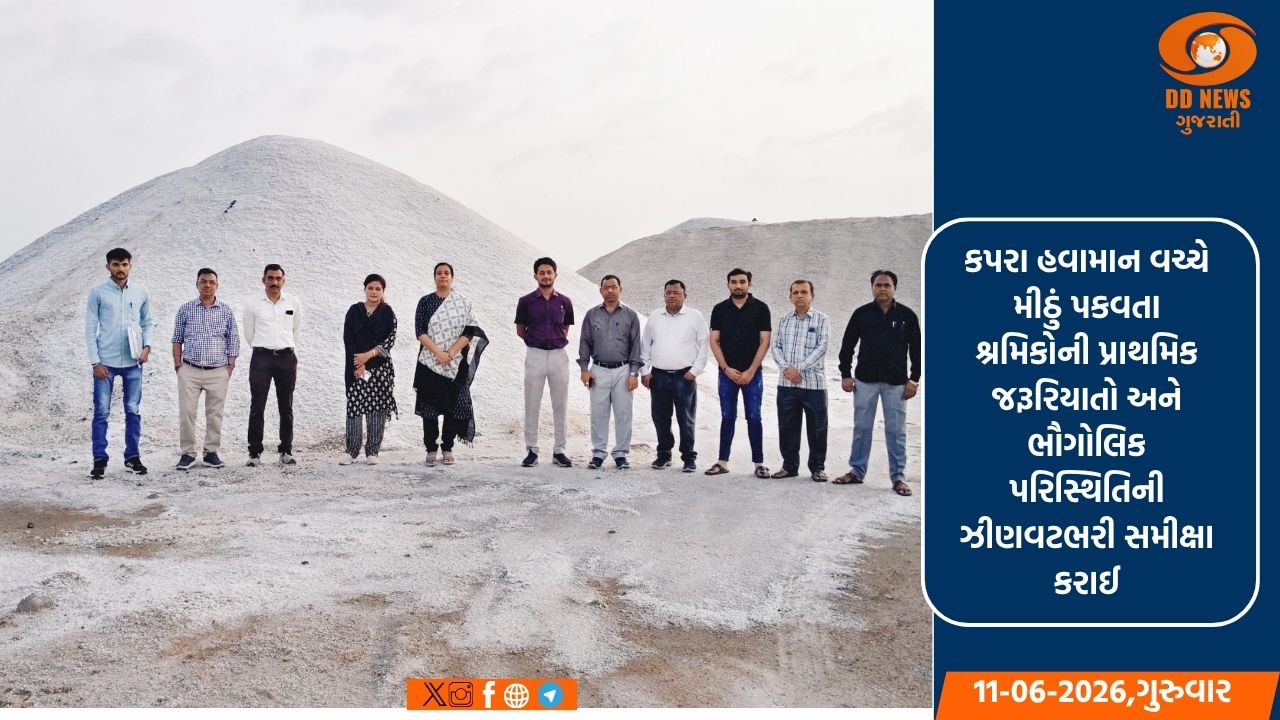 સુરેન્દ્રનગરના રણમાં વસતા અગરીયા પરિવારો માટે આવાસ યોજનાની તૈયારી: શ્રમ વિભાગની સઘન સમીક્ષા