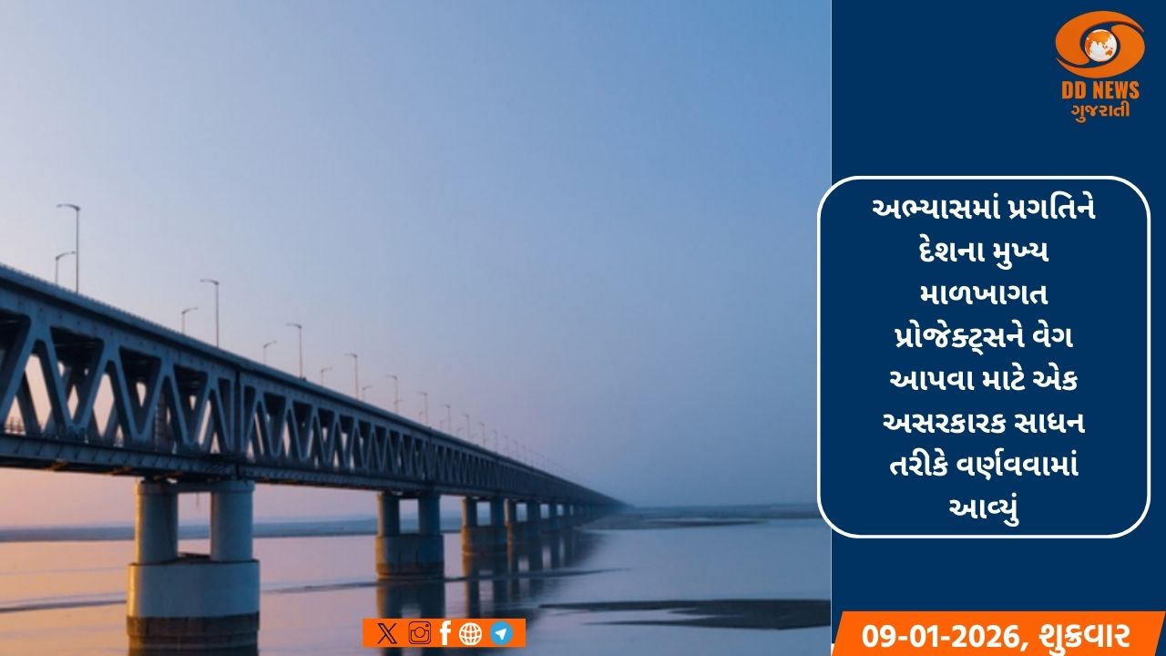 ભારતનું પ્રગતિ મોડેલ માળખાગત સુવિધાઓના અમલીકરણમાં વૈશ્વિક ઉદાહરણ બની ગયુ