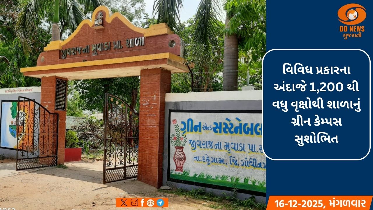 દેશભરની 720 શાળાઓમાંથી ગુજરાતની સરકારી પ્રાથમિક શાળા પ્રથમ ક્રમે 