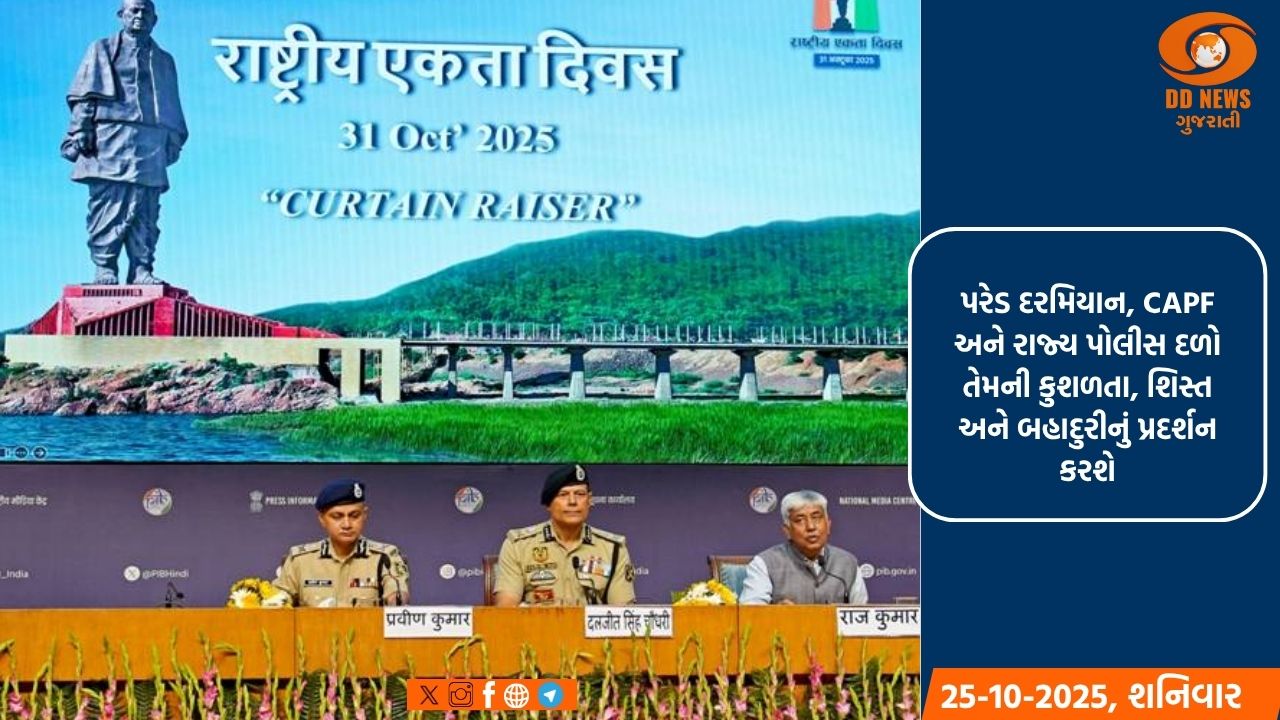 ભારતના લોખંડી પુરુષ સરદાર વલ્લભભાઈ પટેલની જન્મજયંતી નિમિત્તે રાષ્ટ્રીય એકતા દિવસ દર વર્ષે 31 ઓક્ટોબરના રોજ ઉજવાશે 
