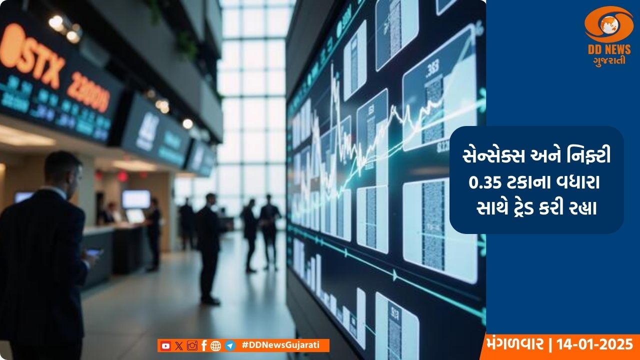 શરૂઆતના કારોબારમાં તેજીનો ટ્રેન્ડ જોવા મળ્યો, સેન્સેક્સ અને નિફ્ટીમાં ઉછાળો