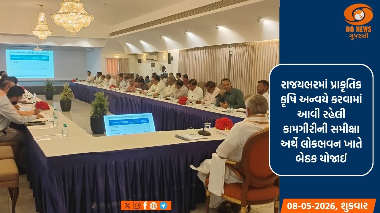 પ્રાકૃતિક કૃષિનો વિસ્તાર વધારવામાં કાર્બન ક્રેડિટ ગેમ ચેન્જર સાબિત થશે : રાજ્યપાલ આચાર્ય દેવવ્રત