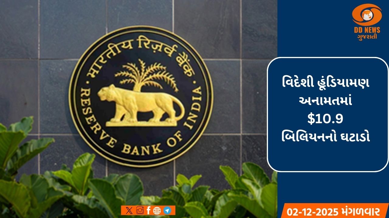 ભારતની ચાલુ ખાતાની ખાધ ઘટીને GDPના 1.3% થઈ