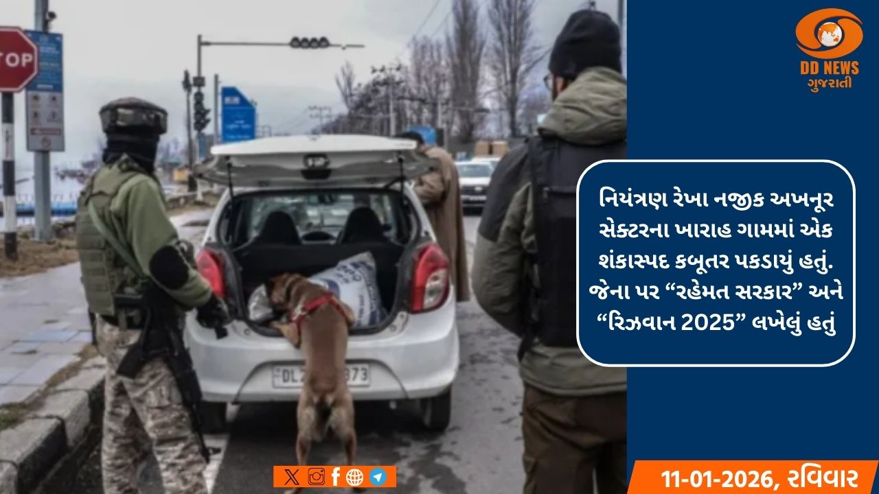 જમ્મુ-કાશ્મીરના સાંબા જિલ્લામાં સરહદ પાસે પાકિસ્તાની ડ્રોનથી ફેંકાયેલા શસ્ત્રો-દારૂગોળાનો જથ્થો BSF દ્વારા જપ્ત