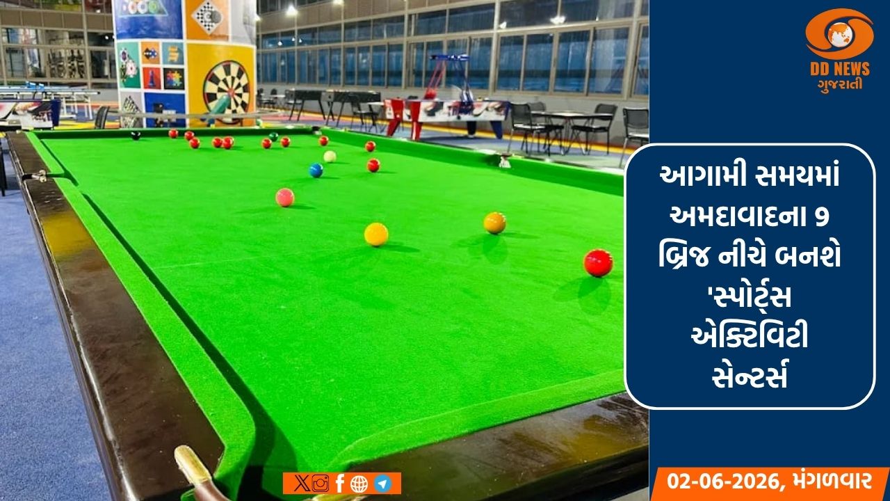  અમદાવાદ બનશે 'સ્પોર્ટ્સ સિટી': બ્રિજ નીચેની ખાલી જગ્યાઓ હવે બનશે આધુનિક સ્પોર્ટ્સ સેન્ટર્સ