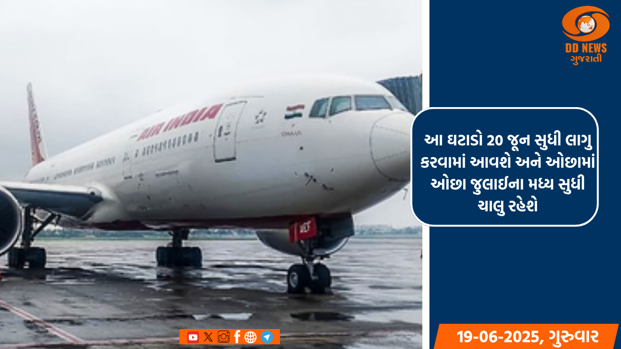એર ઇન્ડિયા આંતરરાષ્ટ્રીય ફ્લાઇટ્સમાં 15 ટકાનો ઘટાડો કરશે