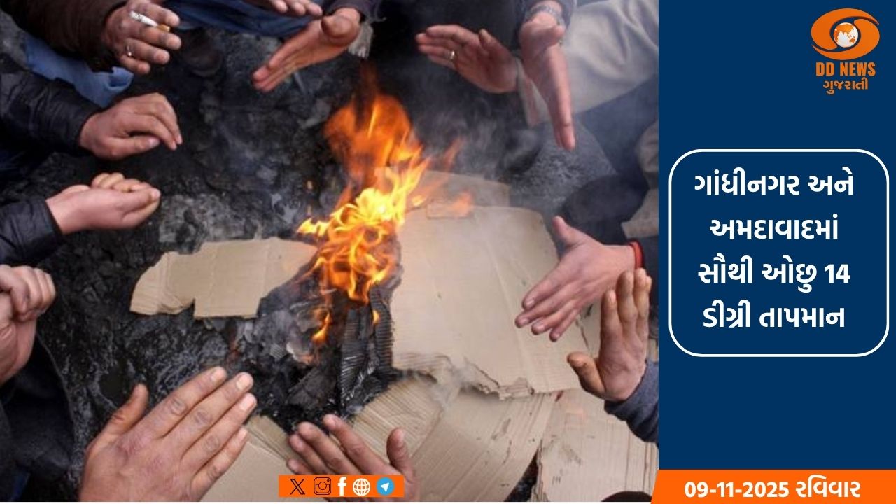 ગુજરાતમાં ગુલાબી ઠંડીની શરૂઆત