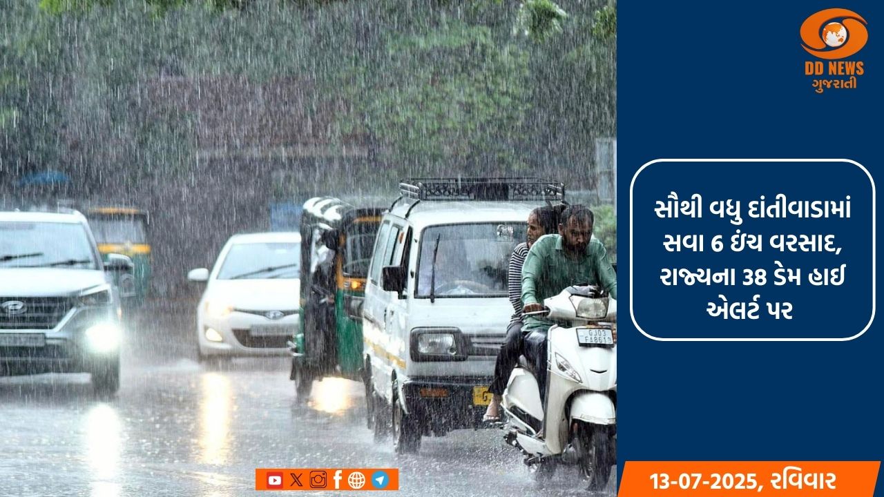 છેલ્લા 24 કલાકમાં 121 તાલુકામાં વરસાદ