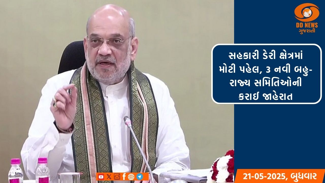 સહકારી ડેરી ક્ષેત્રમાં મોટી પહેલ, 3 નવી બહુ-રાજ્ય સમિતિઓની કરાઈ જાહેરાત