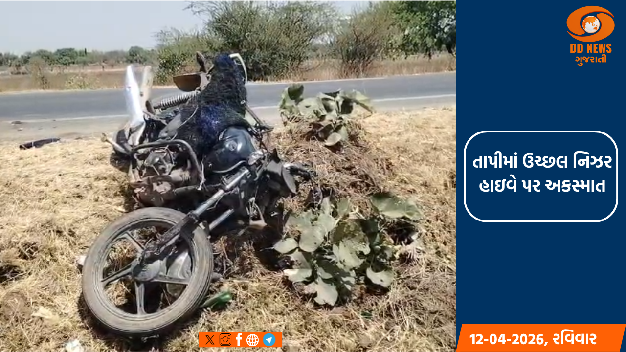 તાપીમાં ઉચ્છલ નિઝર હાઇવે પર અકસ્માત, બે બાઇક સામસામે અથડાતાં ત્રણ યુવકોનું મોત