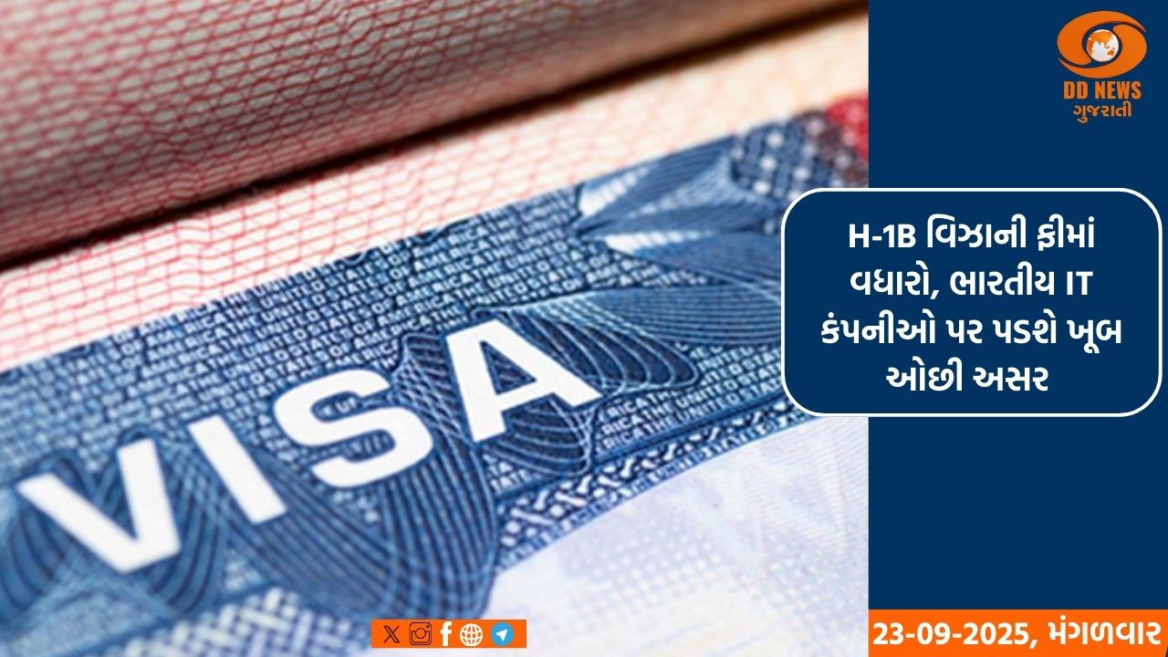 H-1B વિઝાની ફીમાં વધારો, ભારતીય IT કંપનીઓ પર પડશે ખૂબ ઓછી અસર 