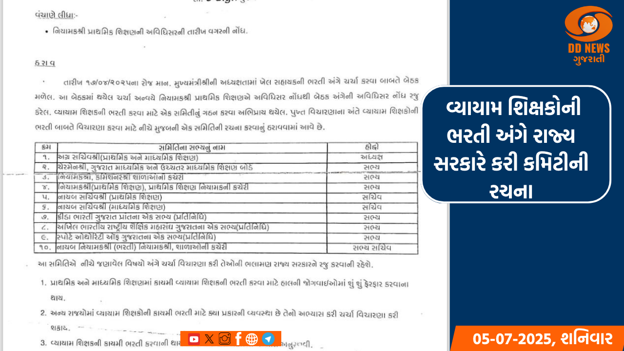 રાજય સરકારે સરકારી શાળાઓમાં વધુ 19 હજાર ઓરડાઓ બાંધવા કર્યો નિર્ણય