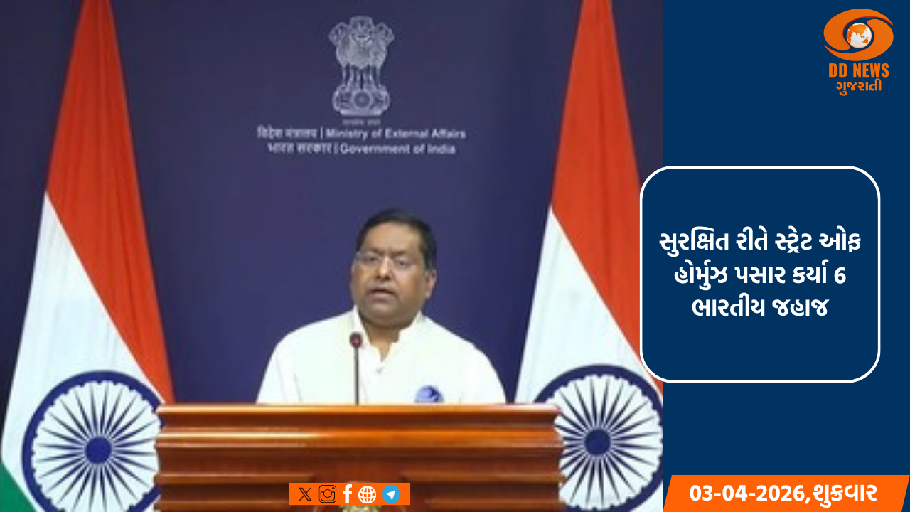 સુરક્ષિત રીતે સ્ટ્રેટ ઓફ હોર્મુઝ પસાર કર્યા 6 ભારતીય જહાજ : વિદેશ મંત્રાલય