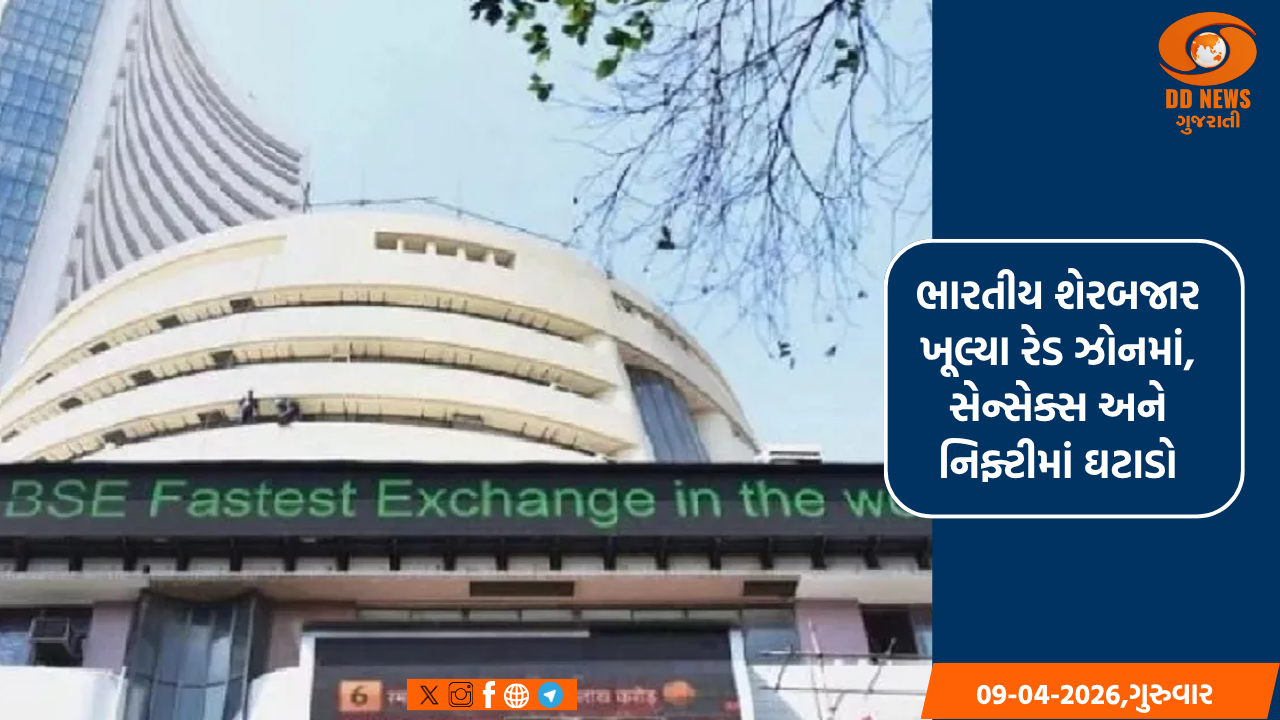 શેરબજારમાં કડાકો: પશ્ચિમ એશિયાના તણાવની અસરથી સેન્સેક્સ 742 પોઈન્ટ ગગડ્યો 