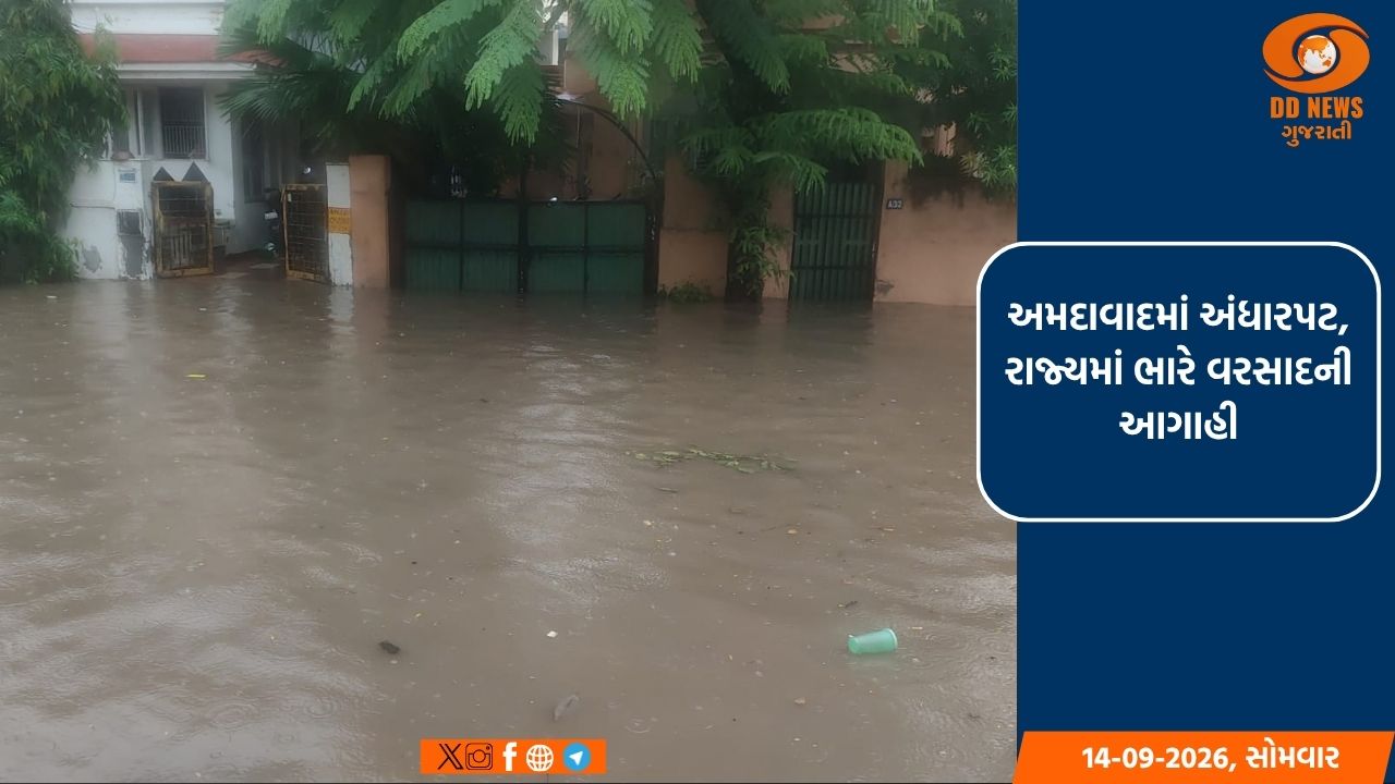 ગણેશ મહોત્સવ ટાણે મેઘરાજાનું ઘમાકેદાર હેત, અમદાવાદમાં 5 ઇંચ, જૂનાગઢમાં નદી બે કાંઠે