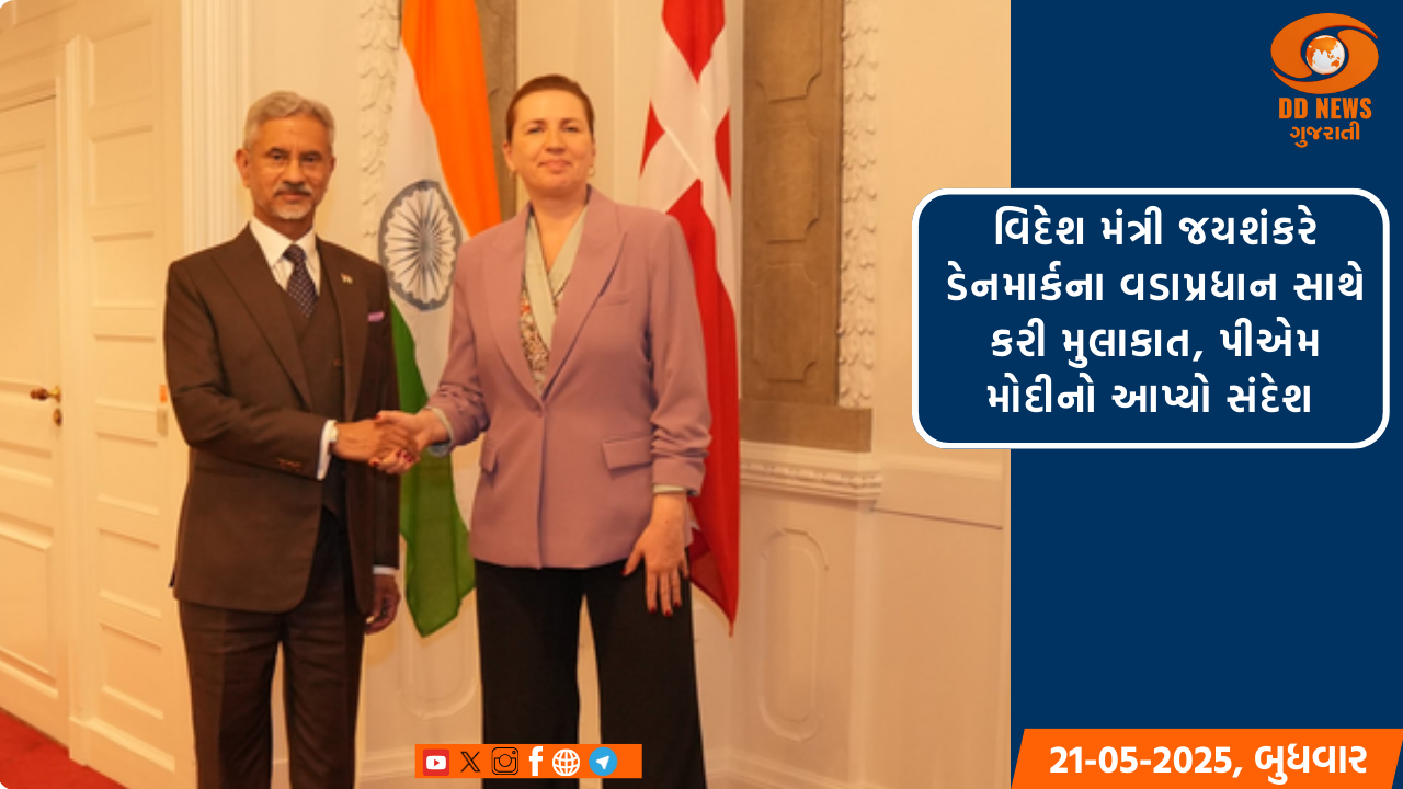 વિદેશ મંત્રી જયશંકરે ડેનમાર્કના વડાપ્રધાન સાથે કરી મુલાકાત, પીએમ મોદીનો આપ્યો સંદેશ 