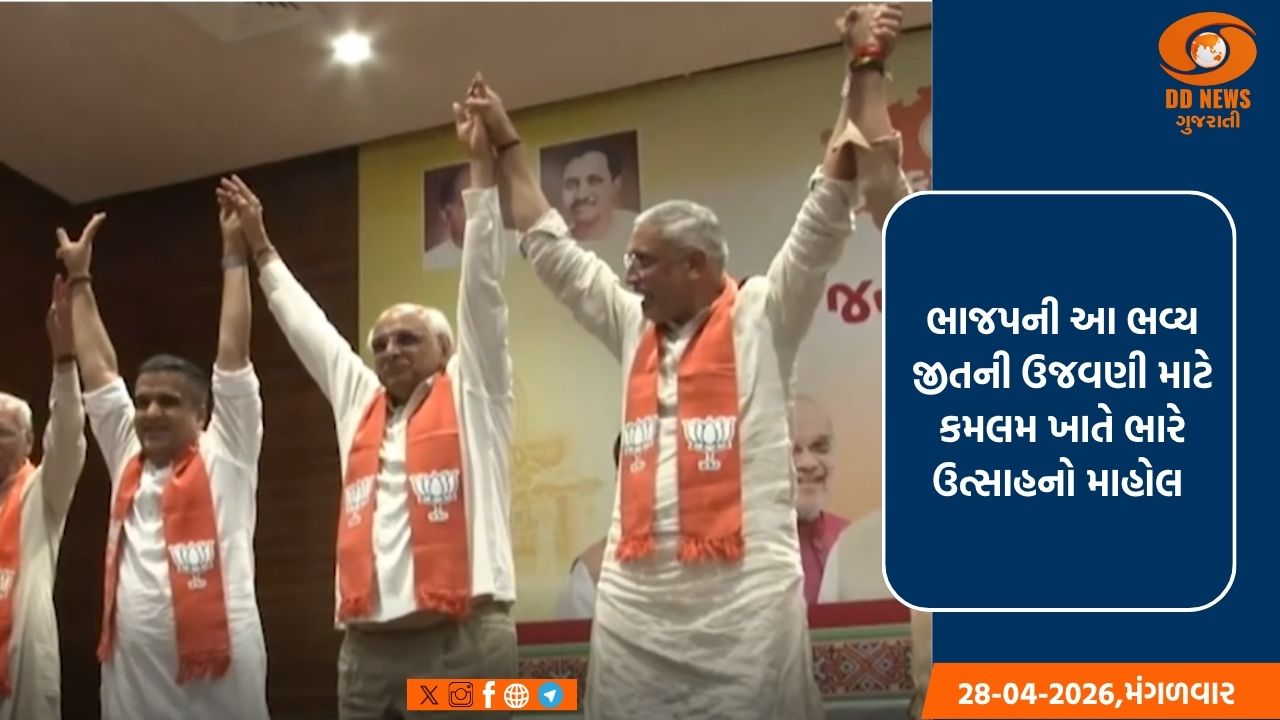 ગુજરાતની સ્થાનિક સ્વરાજની ચૂંટણીના પરિણામો જાહેર, 15 મહાનગર પાલિકાઓમાં ભાજપનો પરચમ લહેરાયો