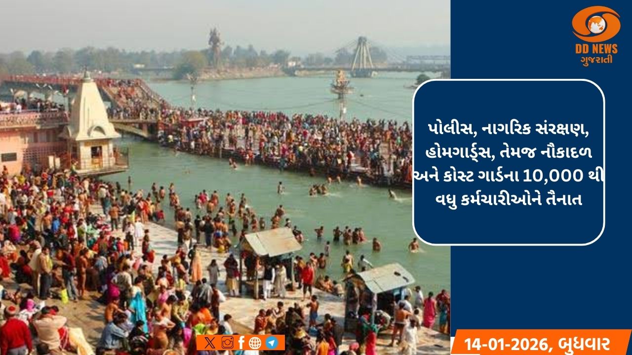 લાખો ભક્તોએ મકરસંક્રાંતિ પર ગંગાસાગરમાં પવિત્ર સ્નાન કર્યું