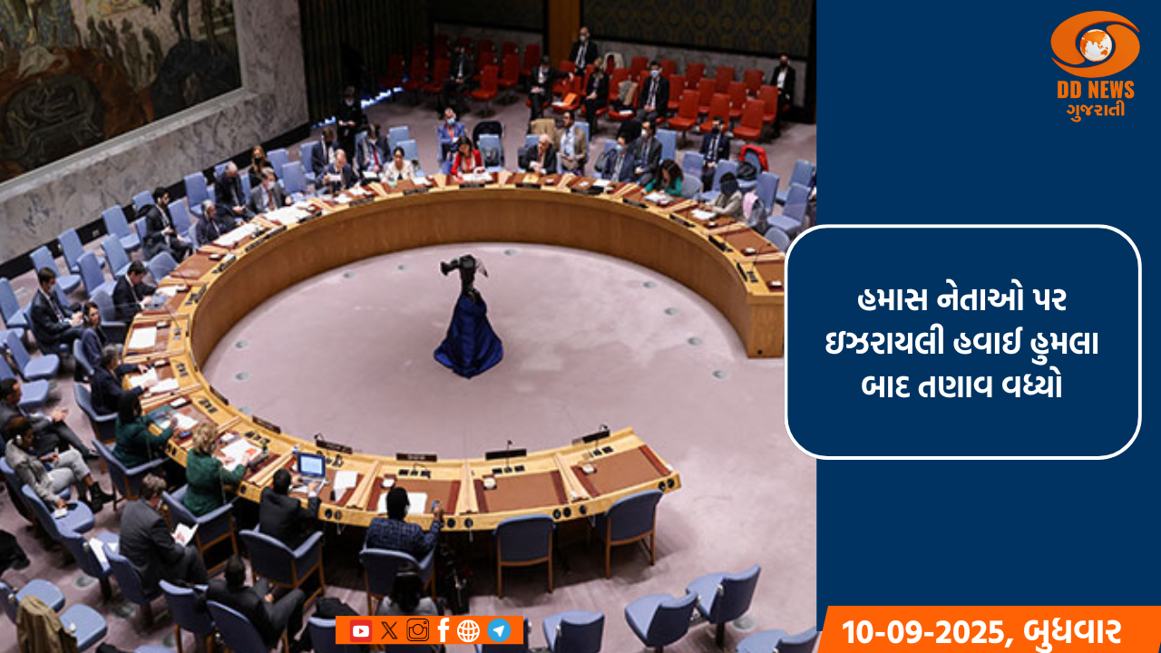 હમાસ નેતાઓ પર ઇઝરાયલી હવાઈ હુમલા બાદ તણાવ વધ્યો