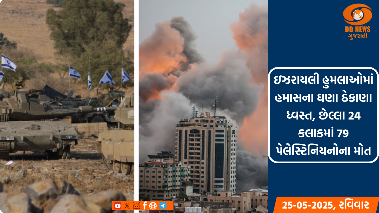 હમાસને જડમૂળથી ઉખેડી નાખવા માટે ઇઝરાયલની જોરશોરથી ઝુંબેશ