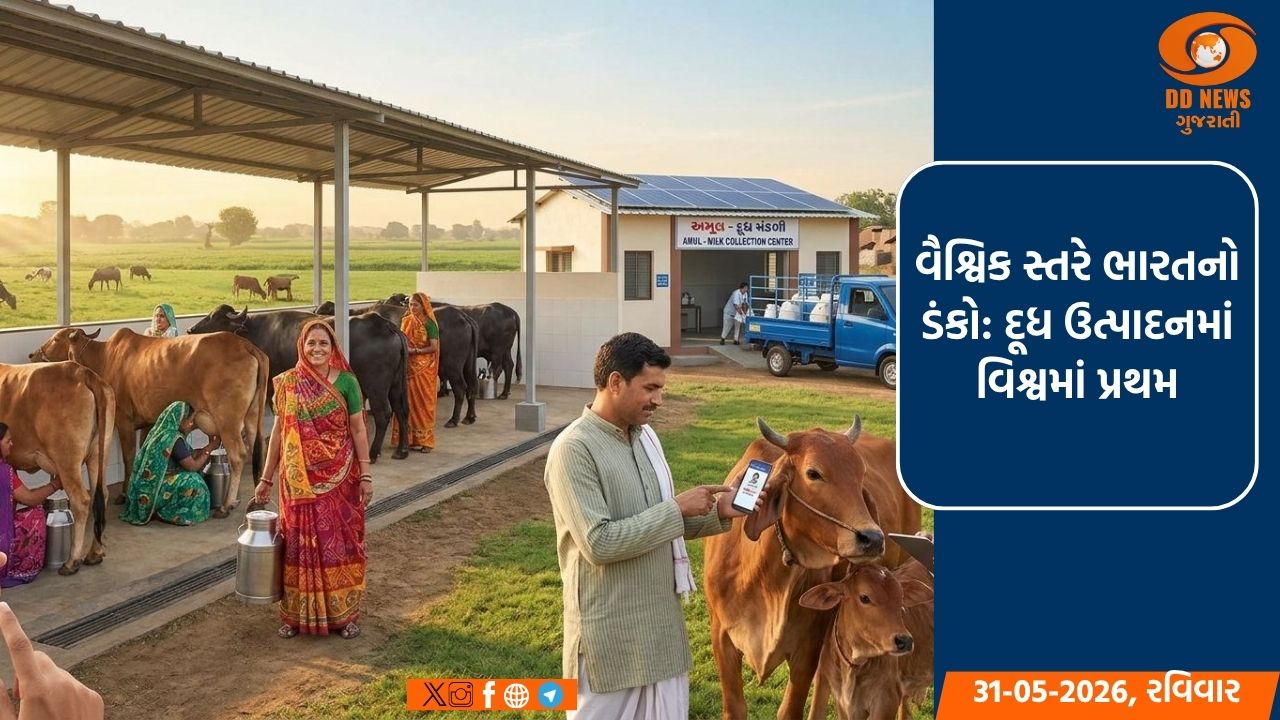 વિશ્વ દૂધ દિવસ: બે દાયકામાં 12.5 મિલિયન ટનના વધારા સાથે, ગુજરાત “શ્વેતક્રાંતિ 2.0” તરફ અગ્રેસર