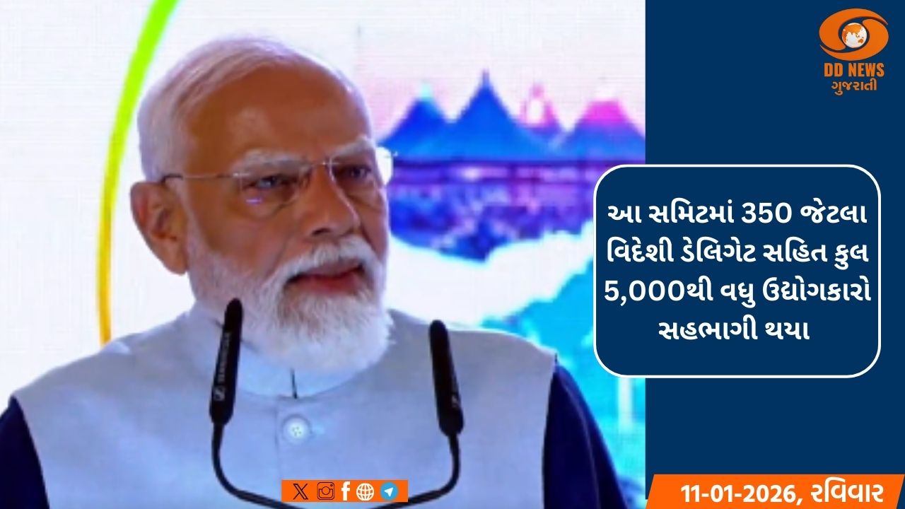 પ્રધાનમંત્રી નરેન્દ્ર મોદીએ રાજકોટમાં મારવાડી યુનિવર્સિટી ખાતે વાઇબ્રન્ટ ગુજરાત સૌરાષ્ટ્ર રિજનલ કોન્ફરન્સનું ઉદ્ઘાટન કર્યું 