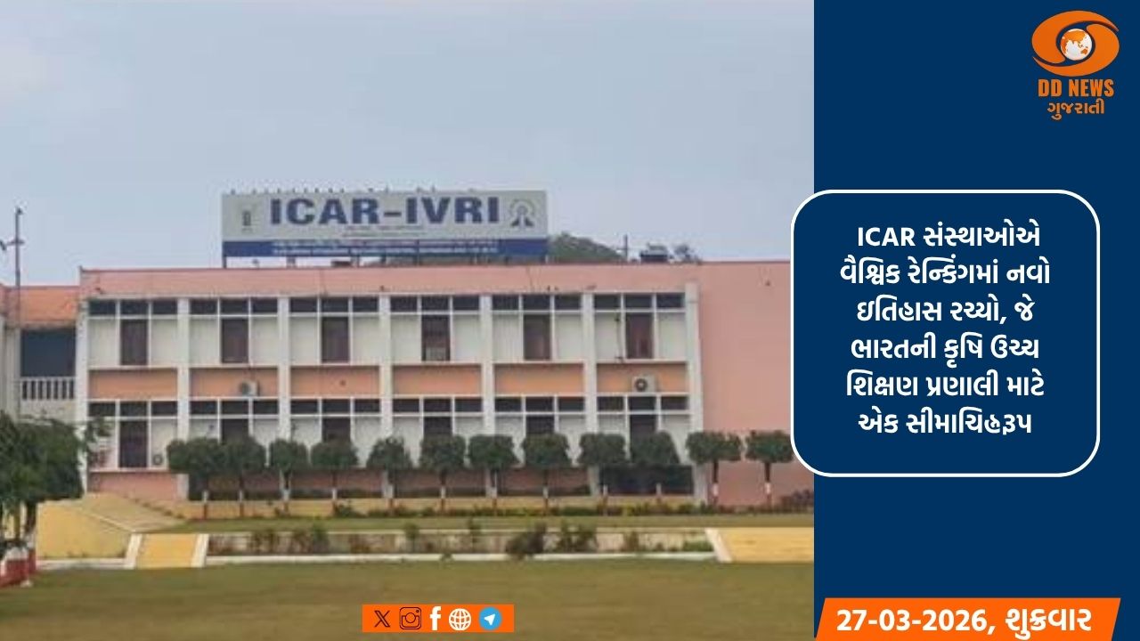 ICARની બે ડીમ્ડ યુનિવર્સિટીઓએ QS વર્લ્ડ યુનિવર્સિટી રેન્કિંગ - સબ્જેક્ટ વાઇઝ 2026 માં ઐતિહાસિક કર્યો પ્રવેશ 