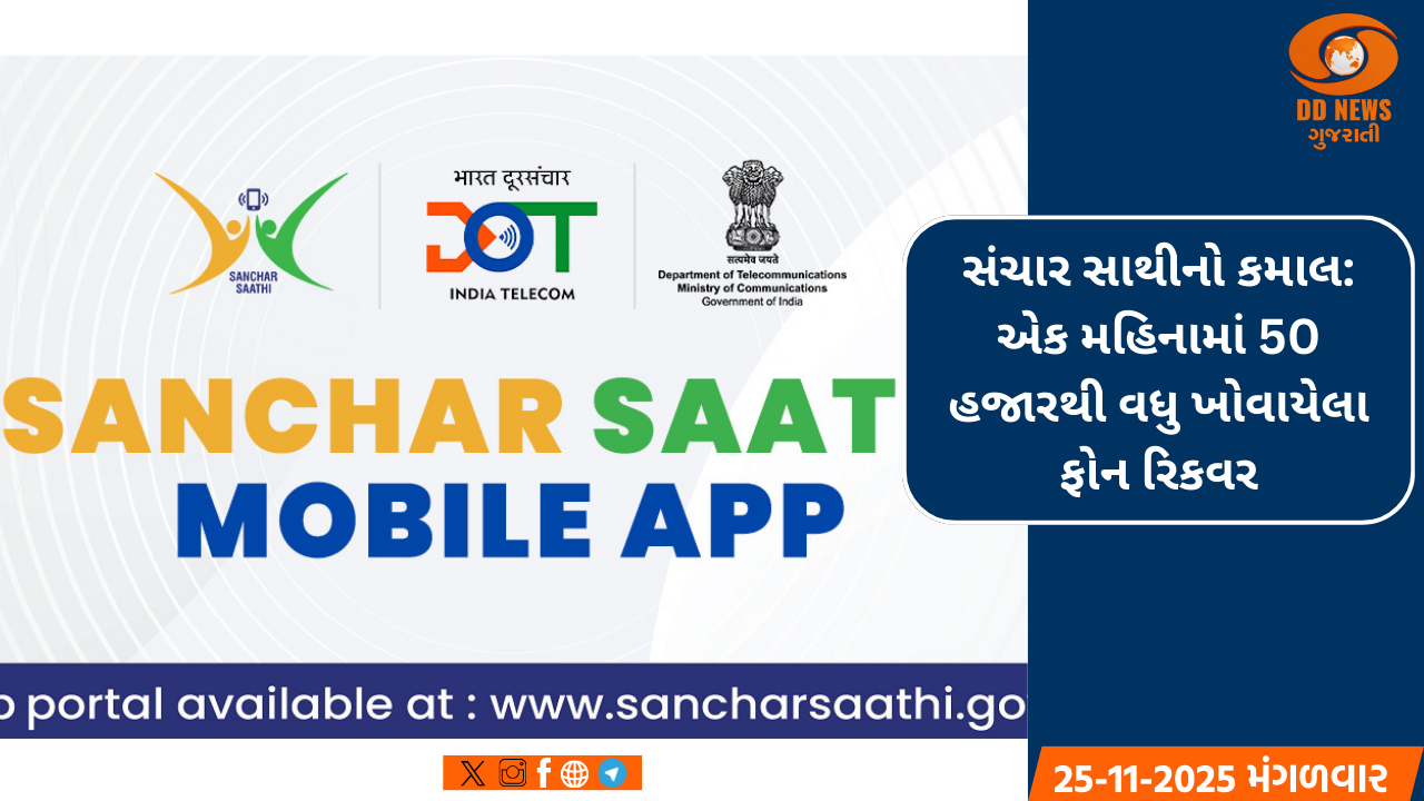 સંચાર સાથીએ આ વર્ષે ઓક્ટોબરમાં 50,000થી વધુ ફોન કર્યા રિકવર, દેશની ડિજિટલ સિક્યુરિટીને કરી મજબૂત