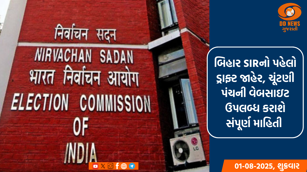 બિહાર SIRનો પહેલો ડ્રાફ્ટ જાહેર, ચૂંટણી પંચની વેબસાઇટ ઉપલબ્ધ કરાશે સંપૂર્ણ માહિતી 