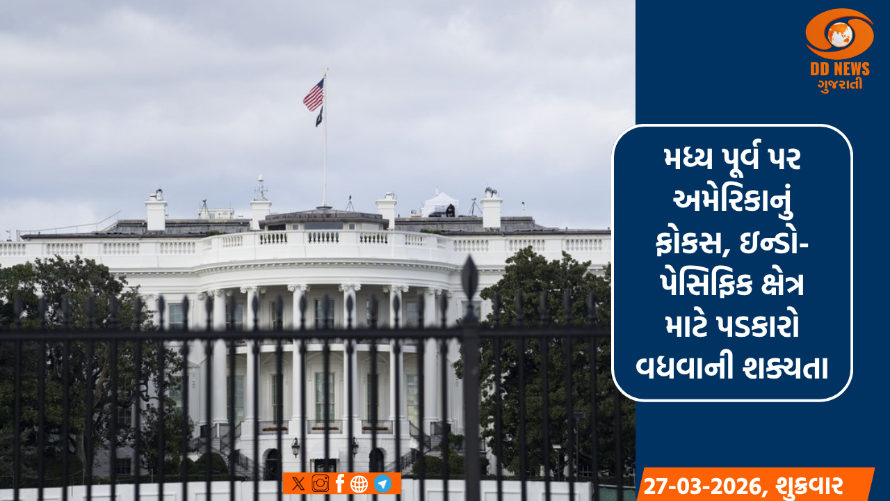 મધ્ય પૂર્વ પર અમેરિકાનું ફોકસ, ઇન્ડો-પેસિફિક ક્ષેત્ર માટે પડકારો વધવાની શક્યતા