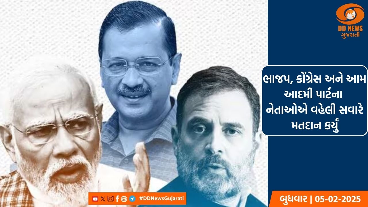 દિલ્હી વિધાનસભા માટે સામાન્યથી લઈને દિગ્ગજ નેતાઓએ પોતાનો મત નોંધાવ્યો