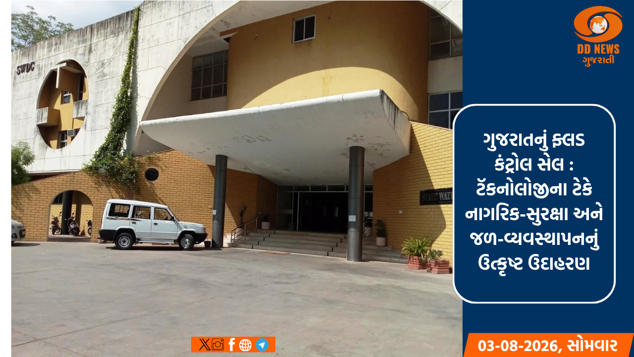 ગુજરાતનું ફ્લડ કંટ્રોલ સેલ : ટૅકનોલોજીના ટેકે નાગરિક-સુરક્ષા અને  જળ-વ્યવસ્થાપનનું ઉત્કૃષ્ટ ઉદાહરણ