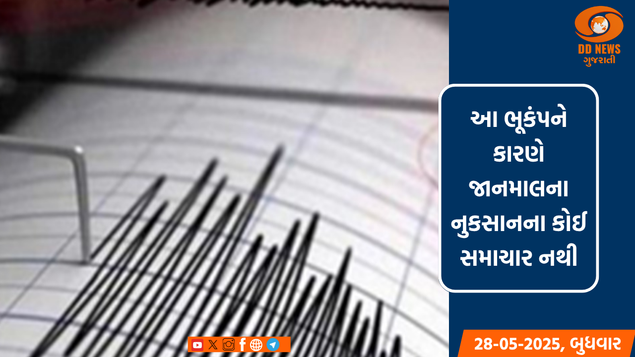 મણિપુરમાં ભૂકંપના આંચકા, 5.2 ની તીવ્રતા નોંધાઈ