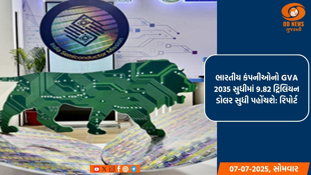 ભારતીય કંપનીઓનો GVA 2035 સુધીમાં 9.82 ટ્રિલિયન ડોલર સુધી પહોંચશે: રિપોર્ટ