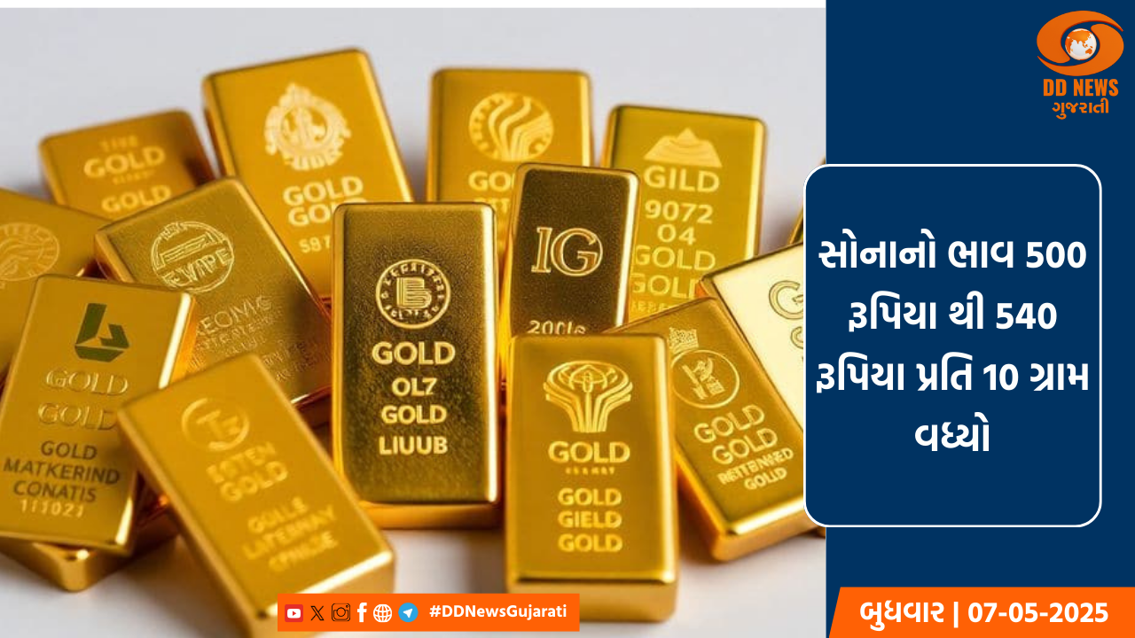  સોનાના ભાવમાં સતત વધારો, ચાંદીમાં પણ ચમક જોવા મળી