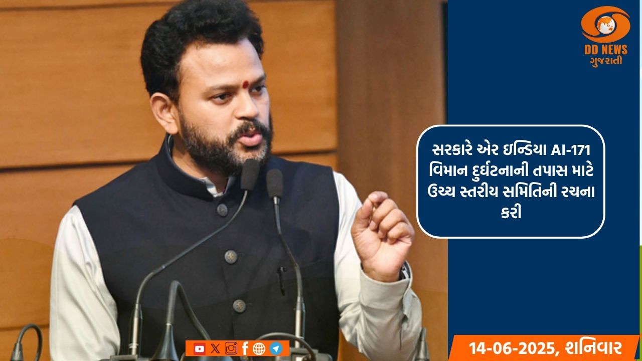 સરકારે એર ઇન્ડિયા AI-171 વિમાન દુર્ઘટનાની તપાસ માટે ઉચ્ચ સ્તરીય સમિતિની રચના કરી