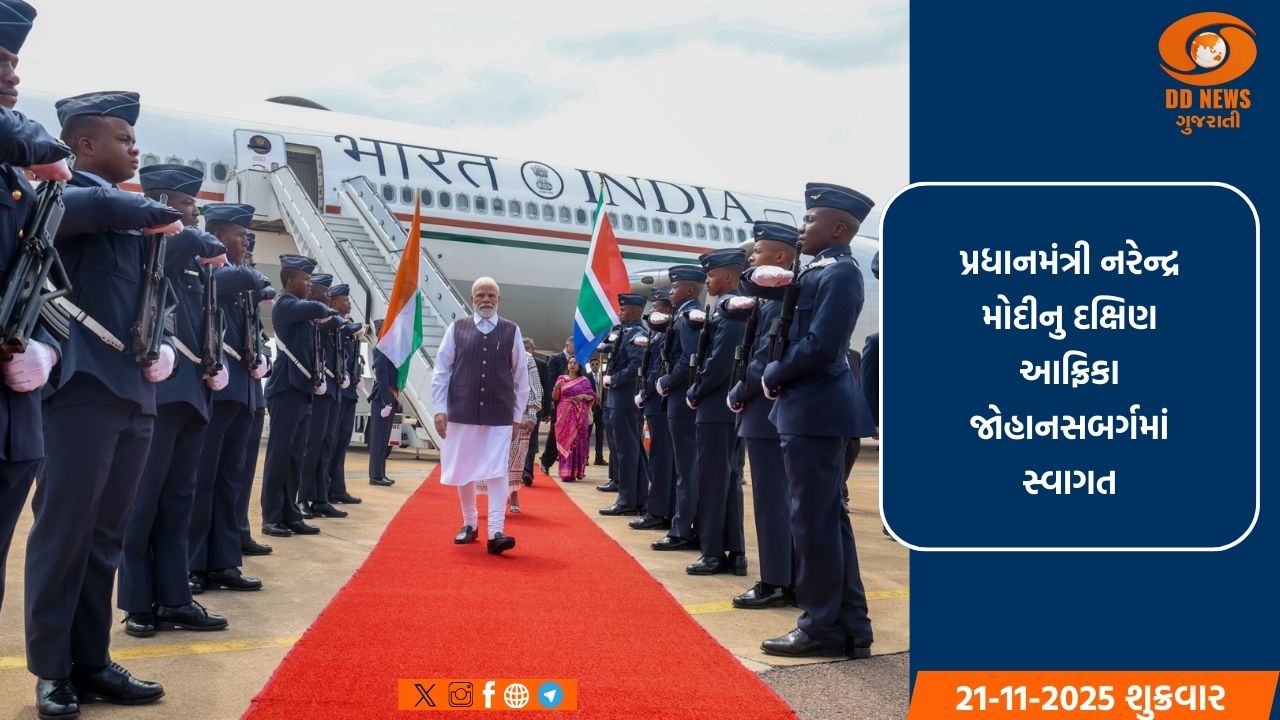 PM મોદીનું જોહાનિસબર્ગમાં વૈદિક મંત્રોચ્ચાર અને સાંસ્કૃતિક નૃત્યથી સ્વાગત