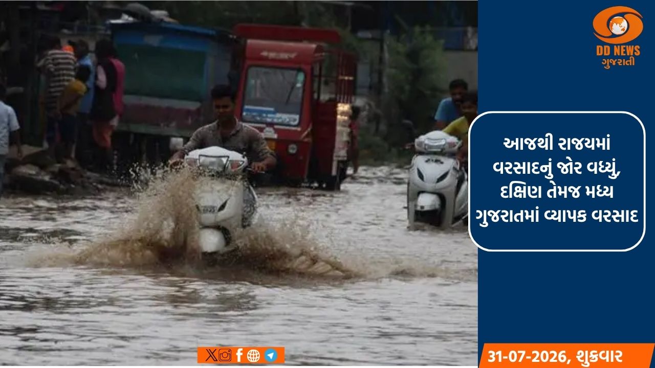 રાજયમાં એક સાથે  5 સિસ્ટમ એક્ટિવ, રાજયમાં  હળવાથી ભારે વરસાદની શકયતા