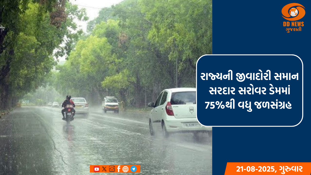રાજ્યના 53 તાલુકમાં થયો મેઘમહેર; વલસાડમાં ભારે વરસાદના પગલે ઠેર ઠેર પાણી ભરાયા